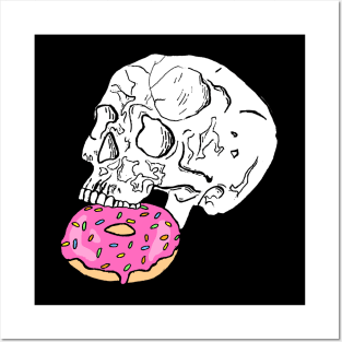 Donut Skull Posters and Art